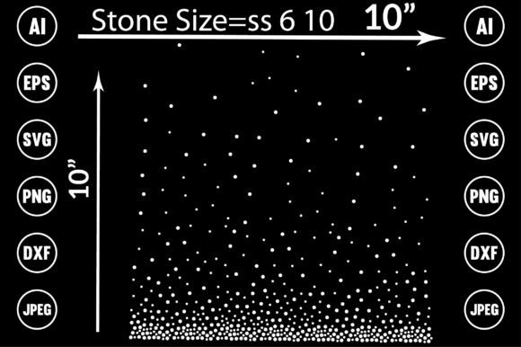 Download Scattered Pattern Rhinestone Design - Premium Bundle