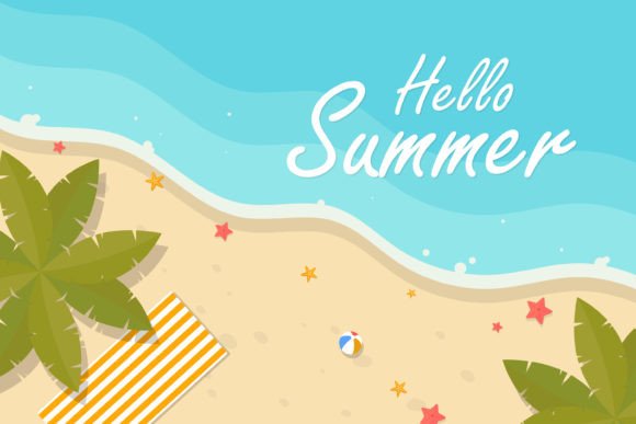 Download Summer Background Vector Design - Design Collection