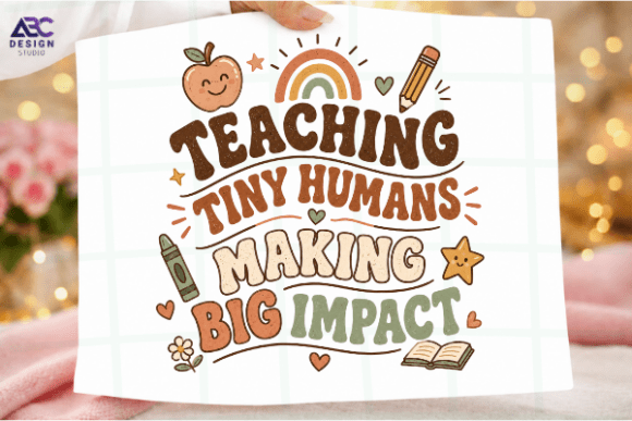 Download Retro Groovy Teacher Shirt Design, PNG - Design Collection