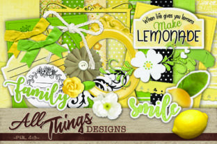Download Lemon Digital Scrapbook Kit - Scrapbook kit Collection