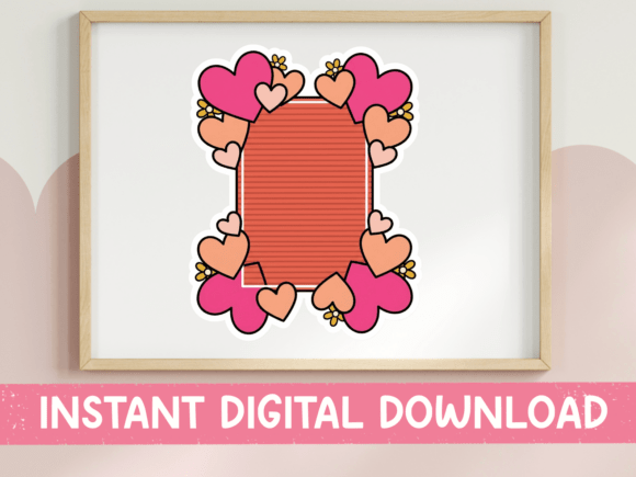 Download Heart Frame Valentine Love Border Design - Design Collection