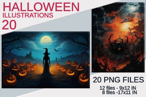 Download Halloween Background Illustrations AI - Halloween background Collection