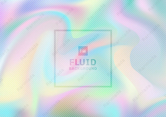 Download Abstract Iridescent Holographic Design - Design Collection