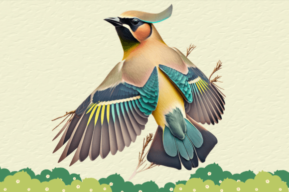 Download Digital Beautiful Bird Illustration Art - Illustration art Collection
