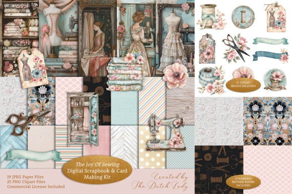 Download The Joy of Sewing Scrapbook Kit - Scrapbook kit Collection
