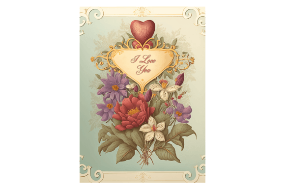 Download Vintage Valentine's Card Design - Design Collection